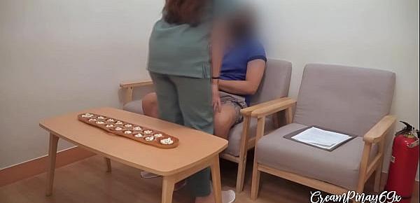  Pinay Nurse Fucks Patient at a Private Clinic Waiting Area